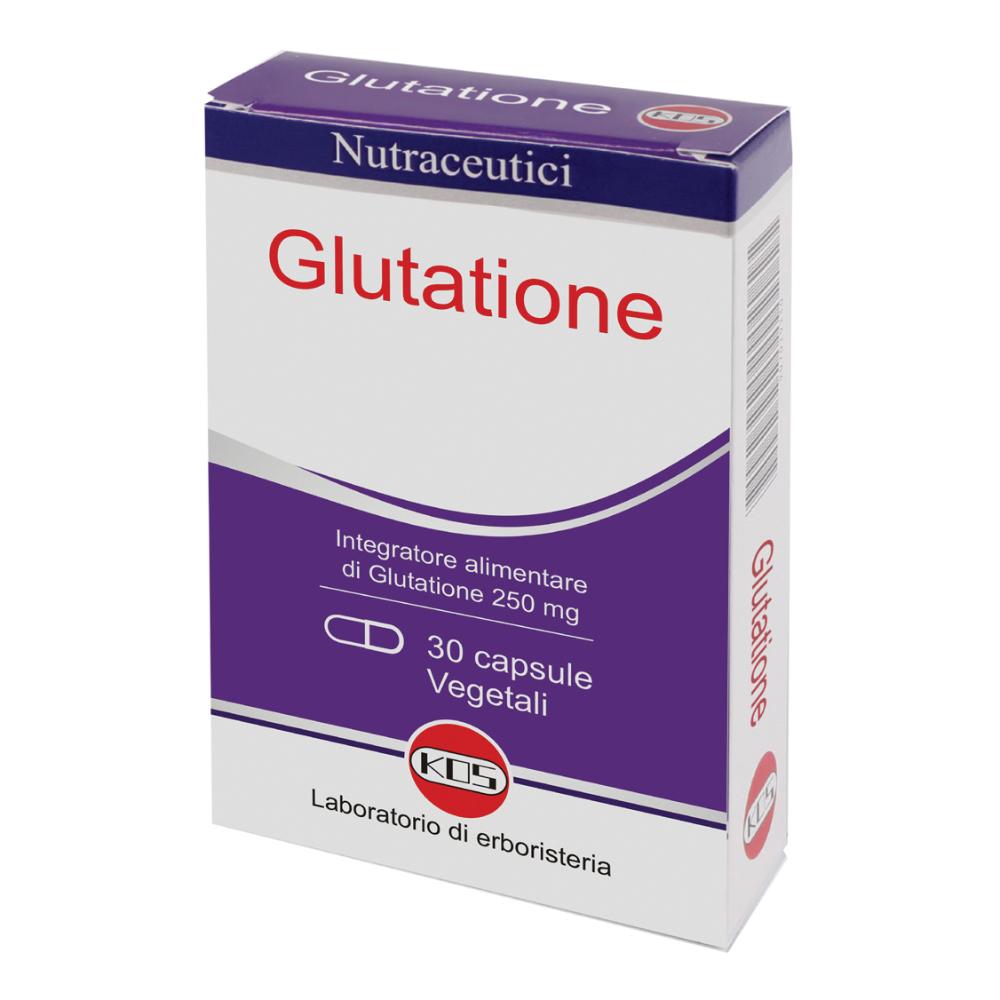 Kos Nutraceutici - Glutanione Integratore Alimentare 250mg, 30 capsule