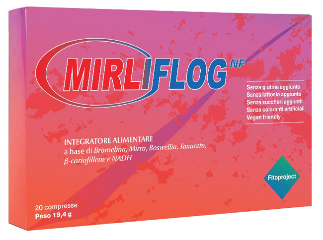 Fitoproject Mirliflog Integratore Artrite Cefalea e Dismenorrea, 20 compresse — confronto prezzi