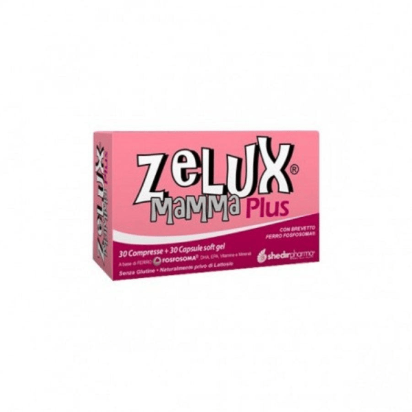 Zelux Mamma Plus Integratore per Donne in Gravidanza 30 Capsule Soft Gel + 30 Capsule Molli