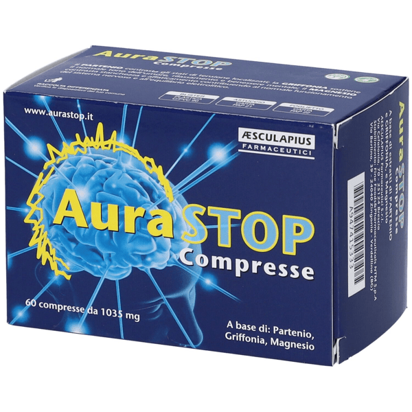 Aurastop 60 Compresse Integratore Emicrania e Cefalea con Aura
