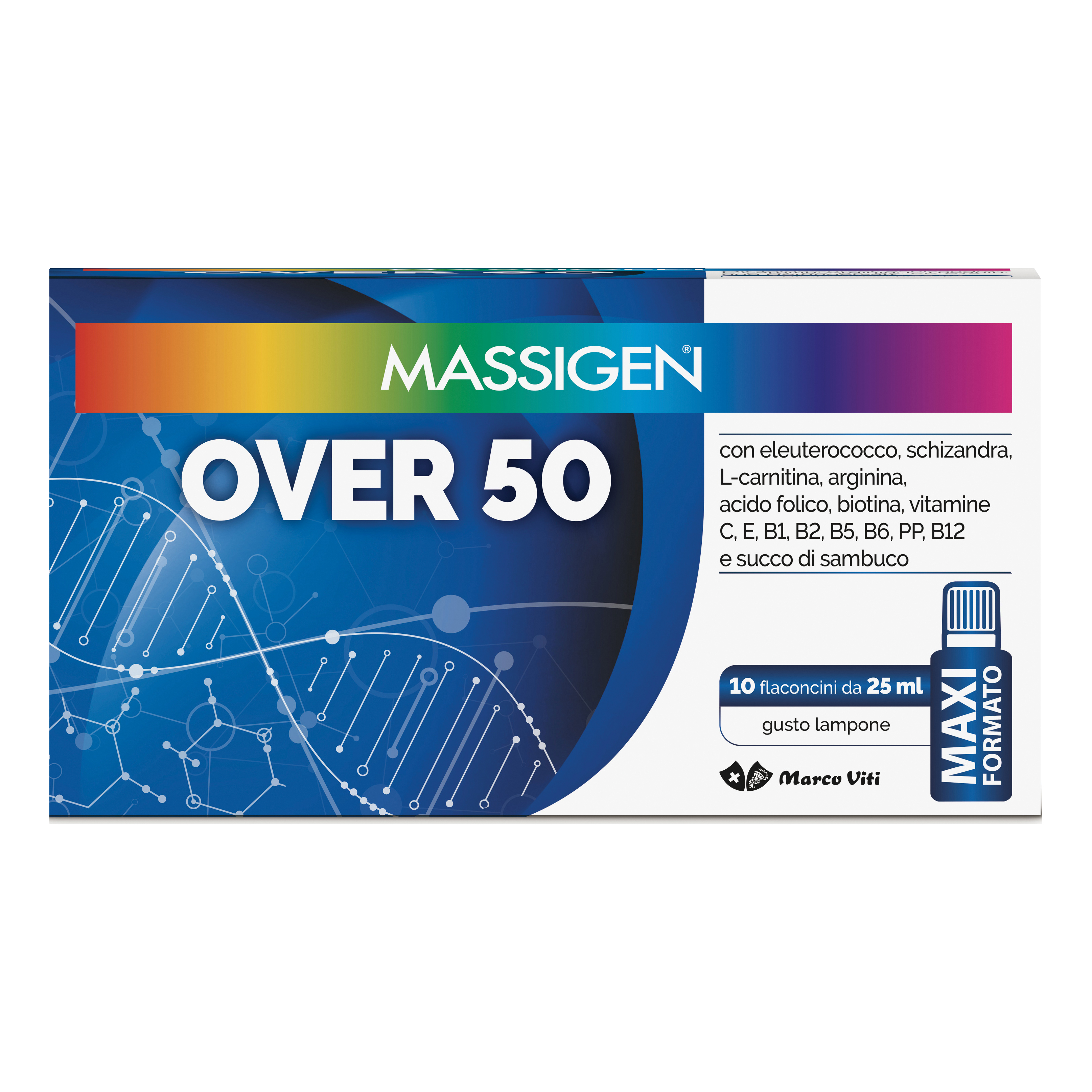 Massigen over 50 10 flaconi da 25 ml