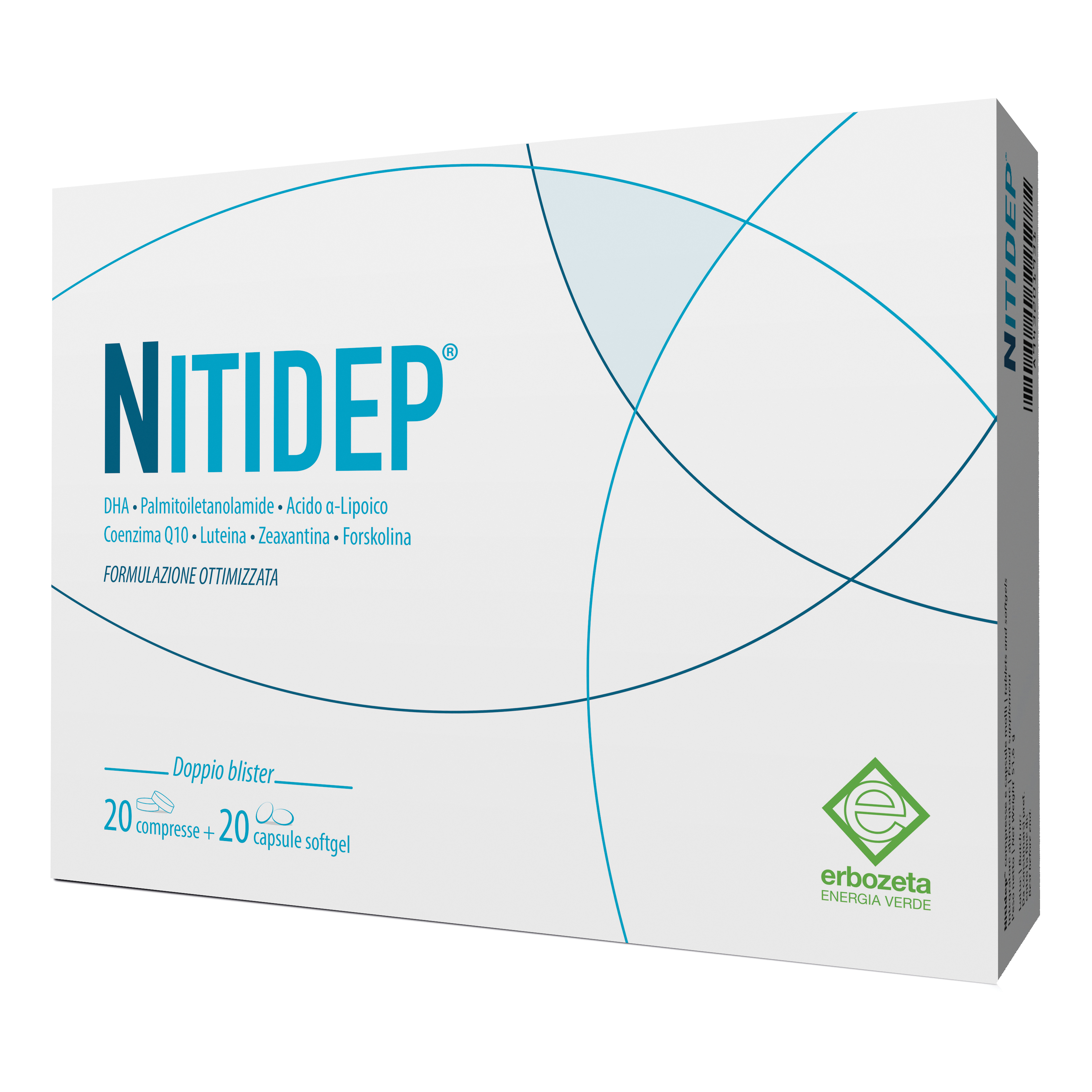 Nitidep Integratore Antiossidante Oculare 20 Compresse + 20 Capsule Softgel — confronto prezzi