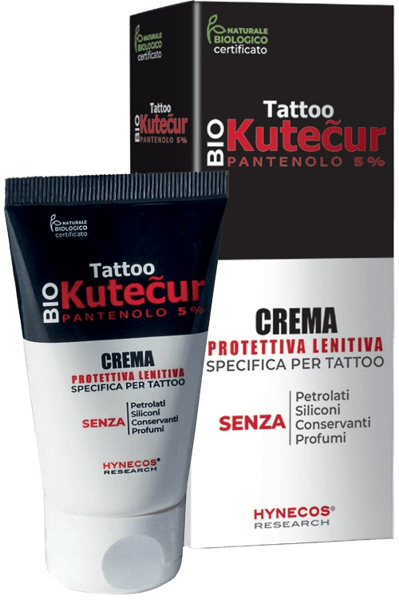 Kutecur Tattoo Crema Protettiva Lenitiva Post-Tatuaggio 40 ml