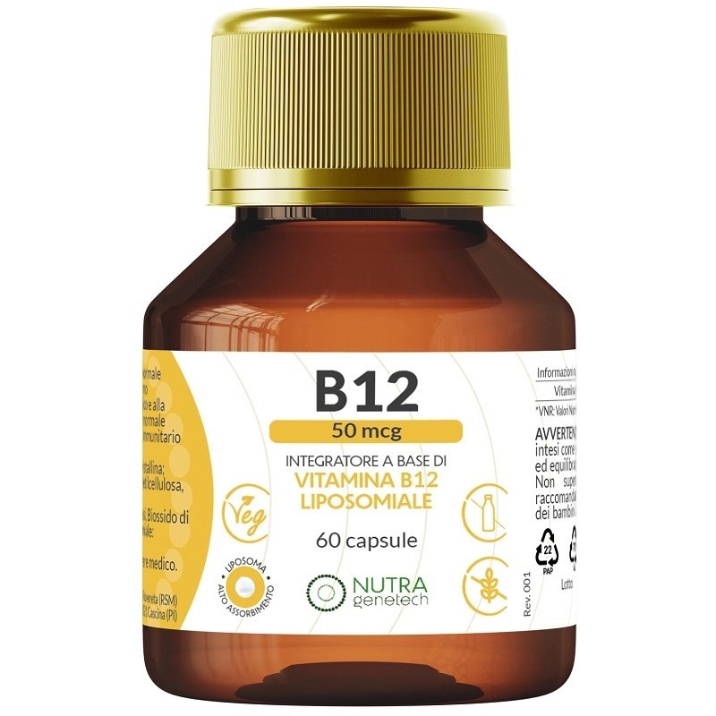 Vitamina B12 50 Mcg Integratore Per Il Metabolismo Dell'omocisteina 60 Capsule — confronto prezzi