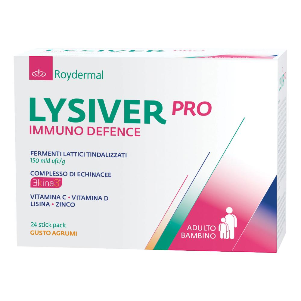 Lysiver pro immuno defence 24 stickpack — confronto prezzi