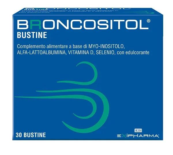 Broncositol Integratore per la Salute delle Vie Respiratorie 30 Bustine
