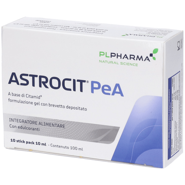 Astrocit PeA 10 Stick Pack Integratore di Citicolina per Memoria e Funzione Cognitiva