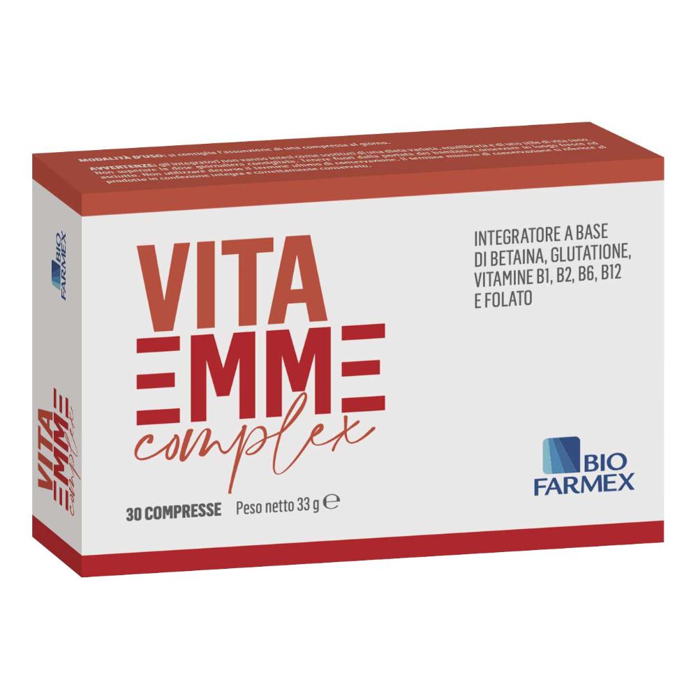 Biofarmex Vita Emme Complex 30 Compresse - Metabolismo Omocisteina — confronto prezzi