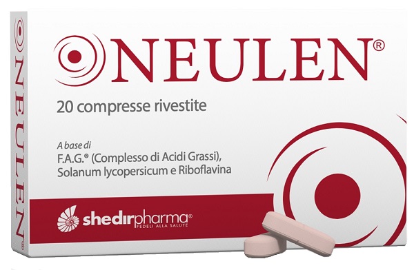 Shedir Pharma Neulen - Integratore alimentare per la capacità visiva, Neulen 20cpr rivestite