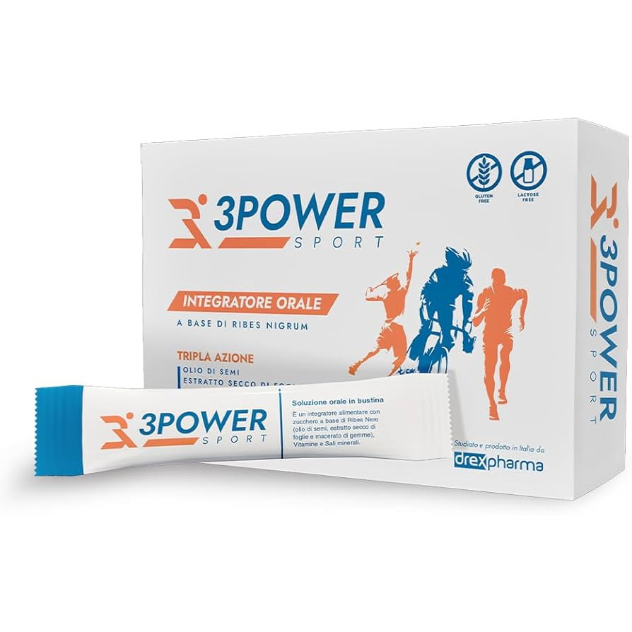 3power Sport Integratore Per Il Recupero Muscolare Soluzione Orale 20 Stick