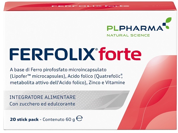 Ferfolix Forte Integratore Di Ferro 20 Bustine