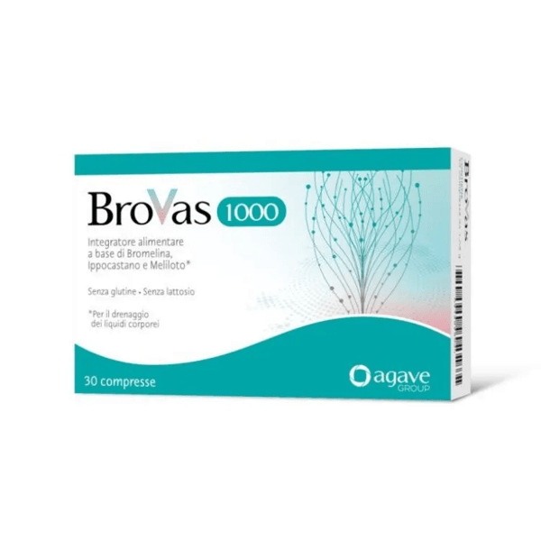 Agave Brovas 1000 Integratore Drenante Circolazione 30 Compresse