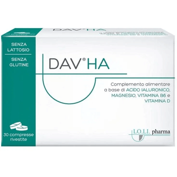 DAV HA 30 Compresse Acido Ialuronico Magnesio Vitamina D Funzione Muscolare