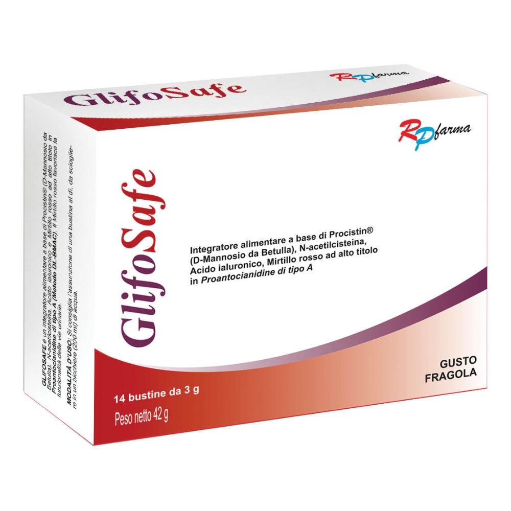 Glifosafe RP Farma - Integratore per la funzionalità delle vie urinarie, 14 bustine da 3 g — confronto prezzi