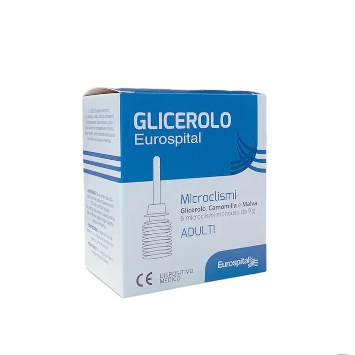 Microclismi Glicerolo con Camomilla e Malva 6 Pezzi da 9 g - Eurospital