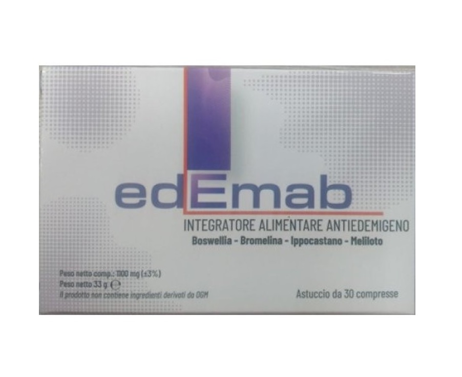 Edemab Integratore Antiedemigeno 30 Compresse — confronto prezzi