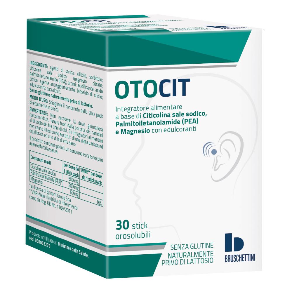 Bruschettini Otocit - Integratore alimentare per il benessere del sistema nervoso, 30 bustine — confronto prezzi