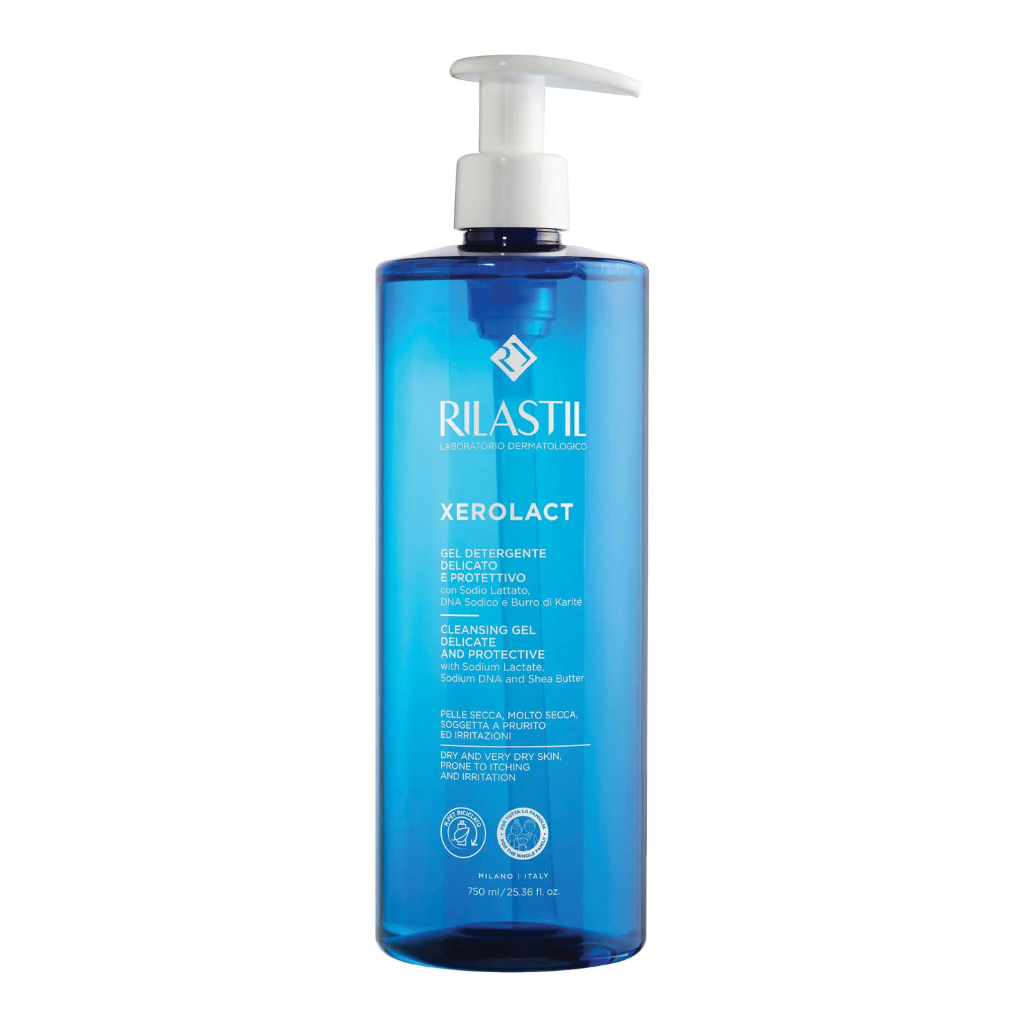 Rilastil xerolact gel detergente 1000 ml — confronto prezzi