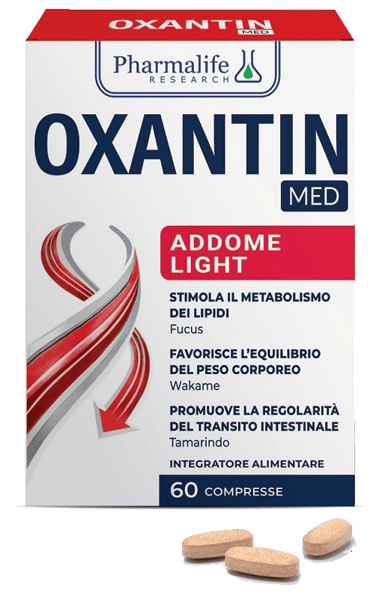 Oxantin Med Addome Light Integratore per Equilibrio Intestinale e Metabolismo 60 Compresse
