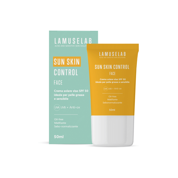 Lamuselab Sun Skin Control SPF 50 Crema Solare Viso 50 ml
