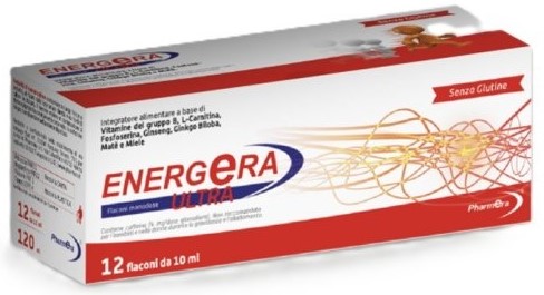 Energera Ultra Integratore Tonico 12 Flaconcini Da 10ml