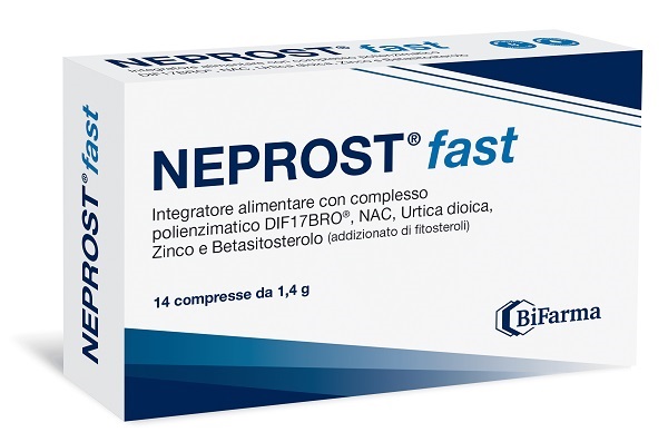 Neprost Fast Integratore per la Funzione Prostatica e Vie Urinarie 14 Compresse