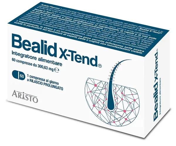 Bealid X-Tend 60 Compresse Integratore per la Cura di Capelli, Pelle e Unghie