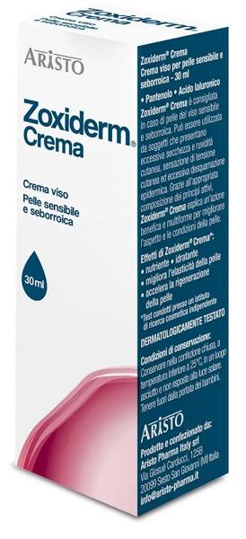 Zoxiderm 30 ml Crema Viso Idratante e Nutriente per Pelle Sensibile e Seborroica