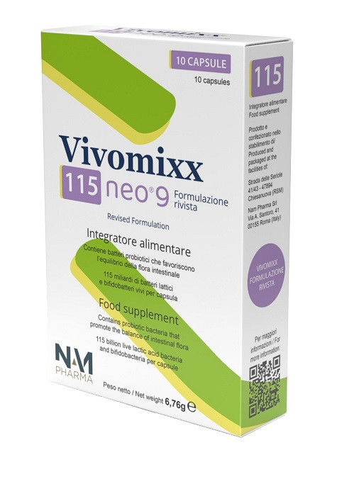 Vivomixx 115 neo 9 10 capsule — confronto prezzi