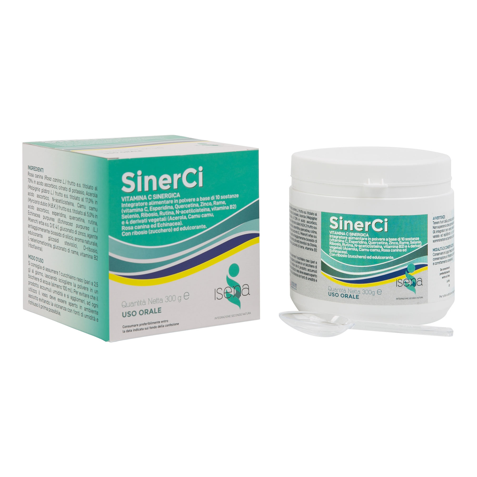 Sinerci vitamina c sinergica 2 vasi da 180 g — confronto prezzi
