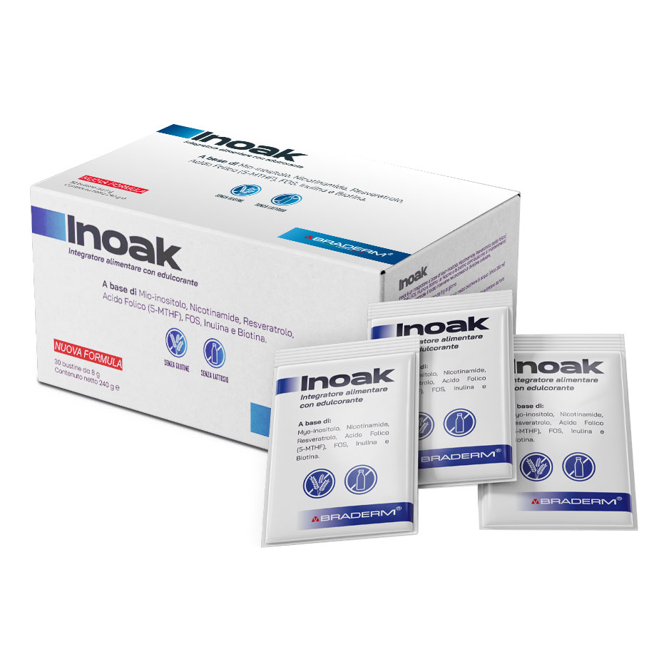 Inoak 30 bustine nuova formula braderm