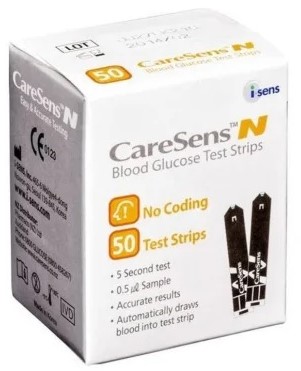 Caresens N Striscette Per La Glicemia 50 Pezzi