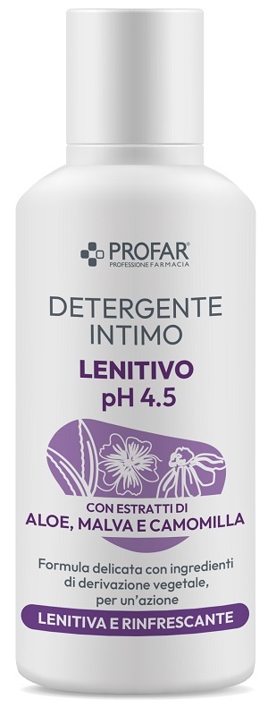 Profar Detergente Intimo Lenitivo - Con aloe, malva e camomilla dal pH delicato, 500 ml