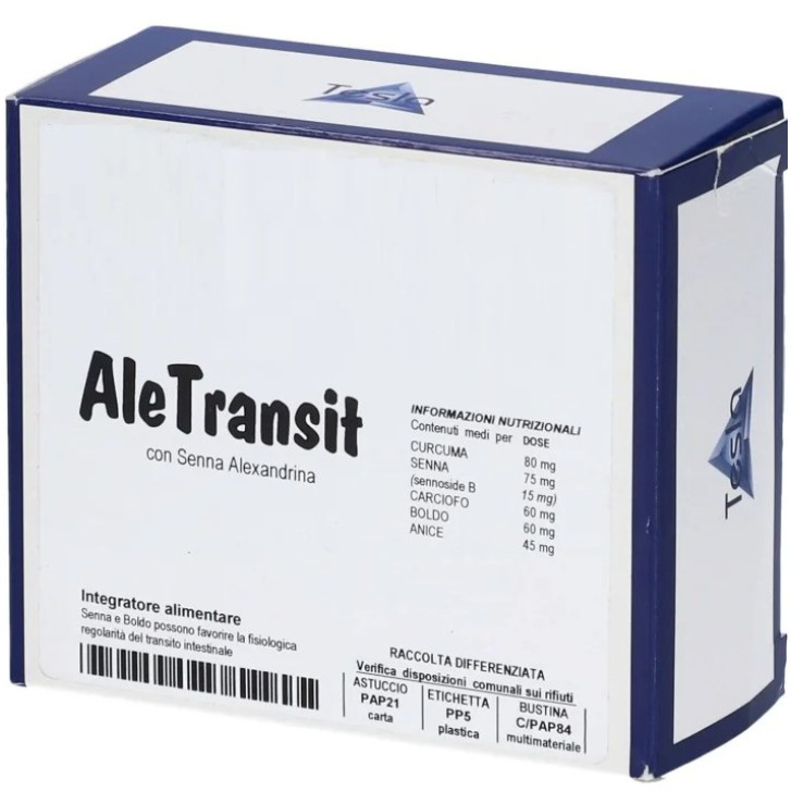 Aletransit Regolarità Intestinale Integratore in Capsule 30 Unità - Tesla Sas