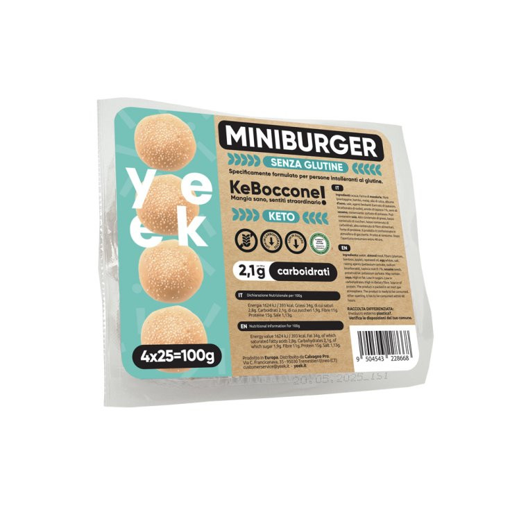 YEEK KE BOCCONE MINIBURGER 4PZ — confronto prezzi