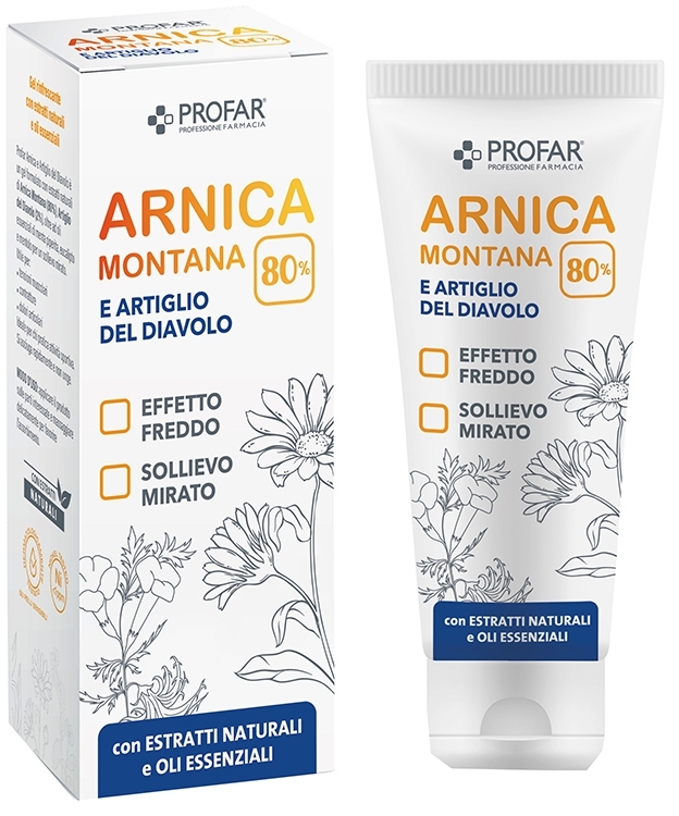 Profar Arnica e Artiglio del Diavolo - Gel rinfrescante per i dolori muscolari e articolari, 100 ml