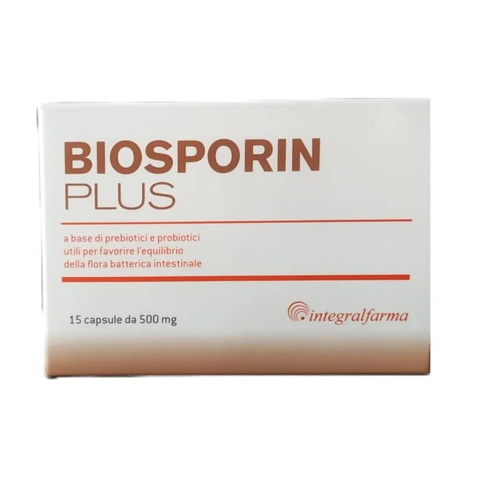 Biosporin Plus Integratore Probiotico E Prebiotico Con Vitamine B 15 Capsule — confronto prezzi