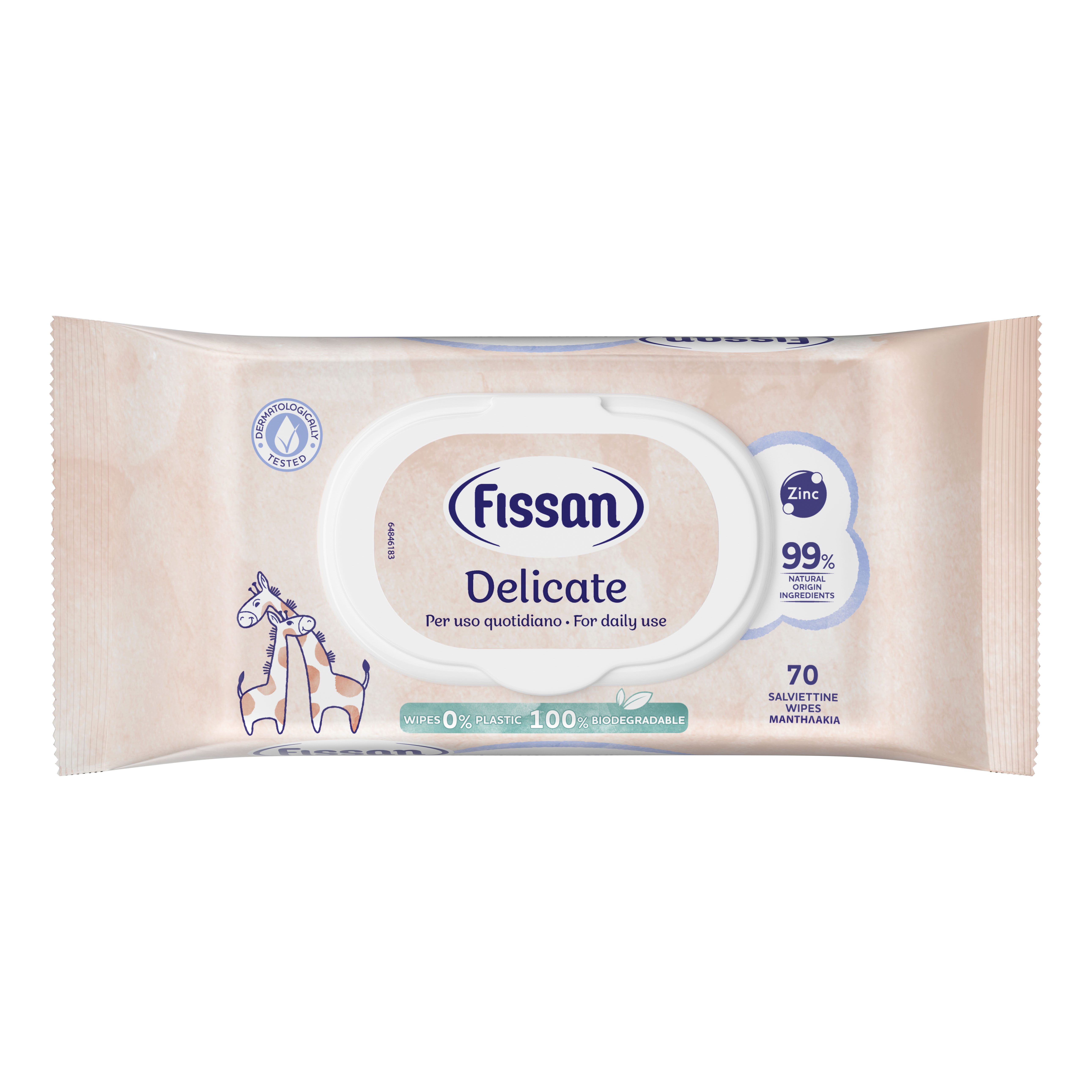 Fissan salviette delicate new 70 pezzi — confronto prezzi