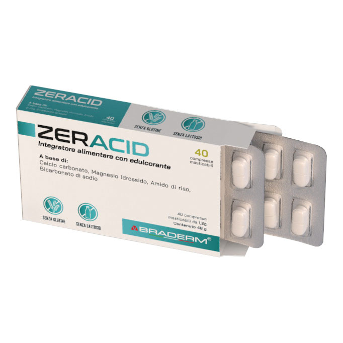 Zeracid 40 compresse — confronto prezzi