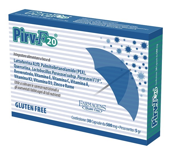 Pirv-f20 Integratore Per Il Supporto Immunitario 30 Capsule — confronto prezzi