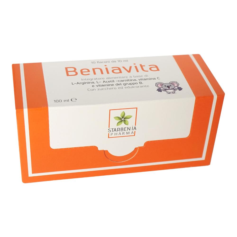 Beniavita Integratore Di Vitamine Del Gruppo B E Aminoacidi 10 Flaconcini Da 10ml