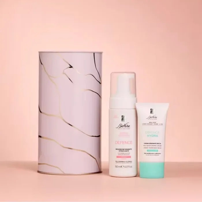 Bionike Cofanetto Beauty Essentials Crema Idratante 50 ml + Mousse Detergente 150ml