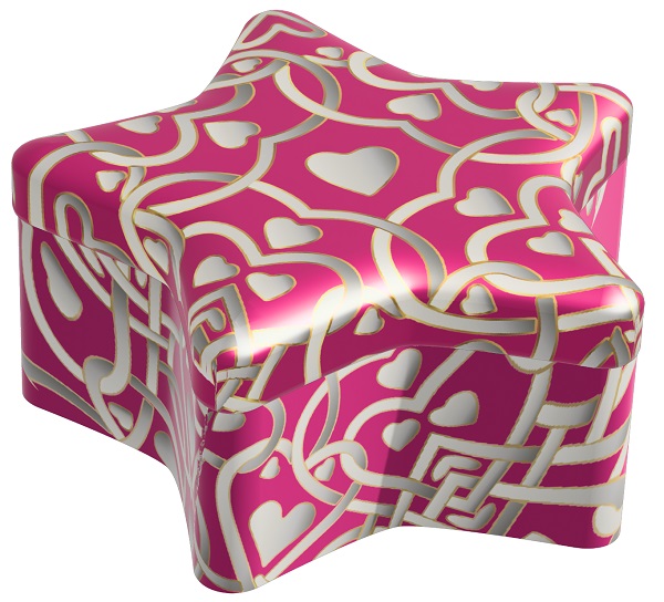 COLORS CANDELA STELLA ROSA/ARGENTO 95 G
