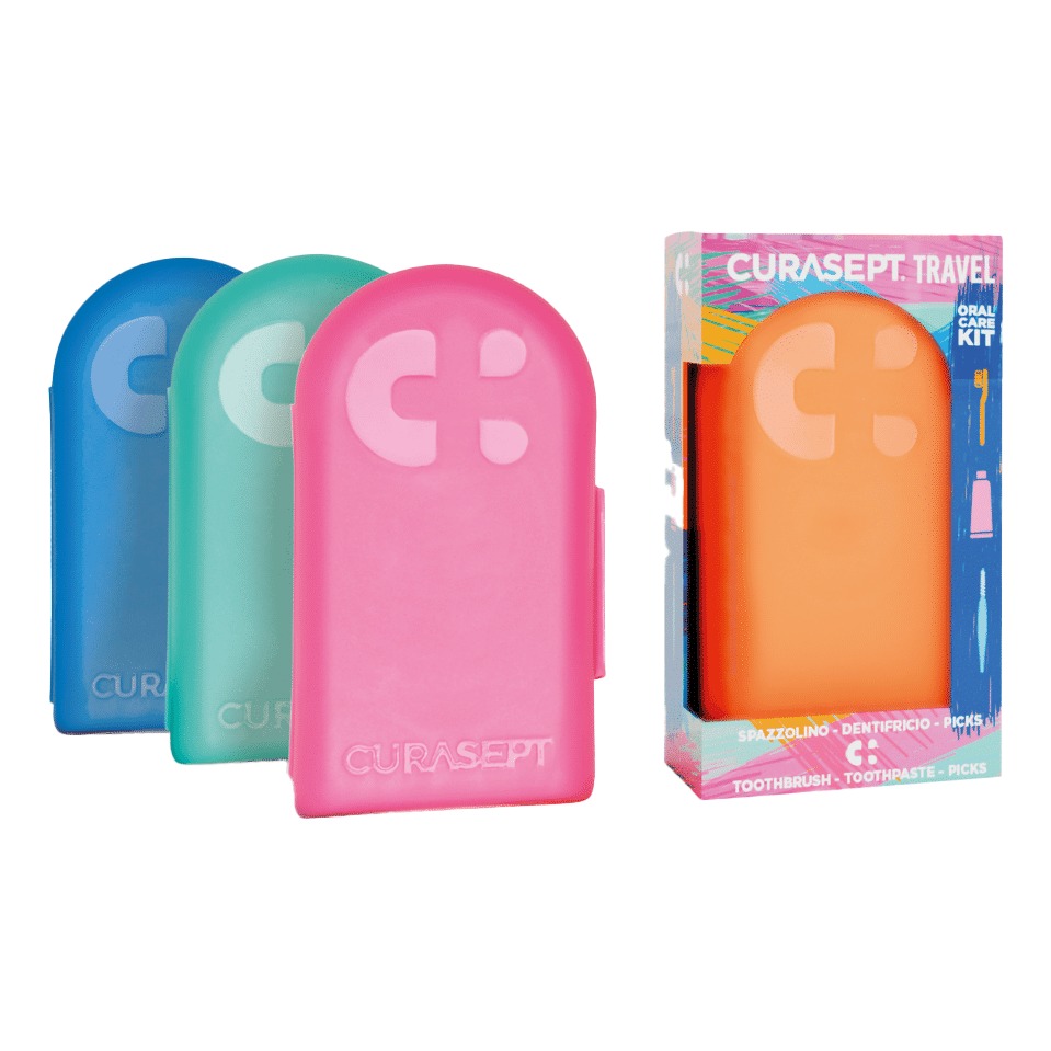 Curasept travel arancio 1 spazzolino + 1 dentifricio 20 ml + 3 picks — confronto prezzi