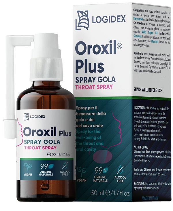 Oroxil Plus Spray Per Il Benessere Della Gola E Del Cavo Orale 50ml