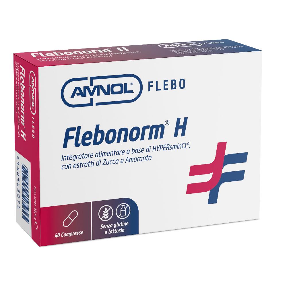 Flebonorm H Integratore Drenaggio Liquidi 40 Compresse — confronto prezzi