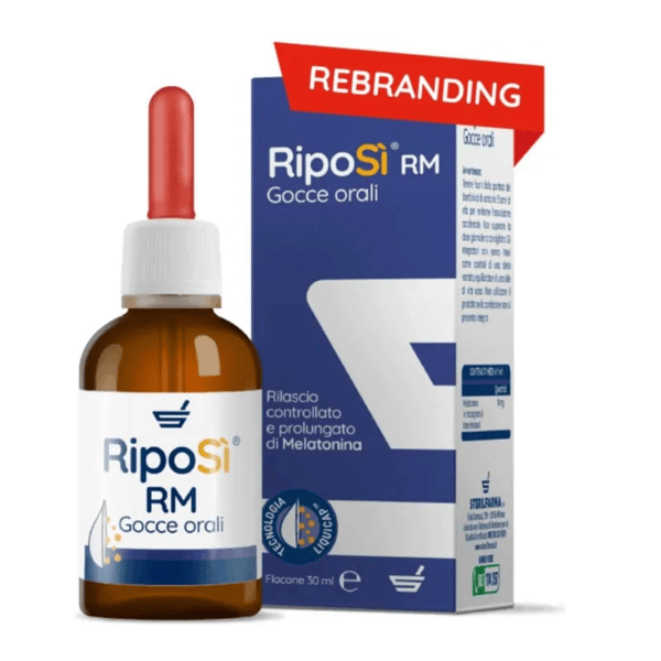 Riposi RM Integratore Naturale Rilassamento e Sonno Gocce Orali 30 ml