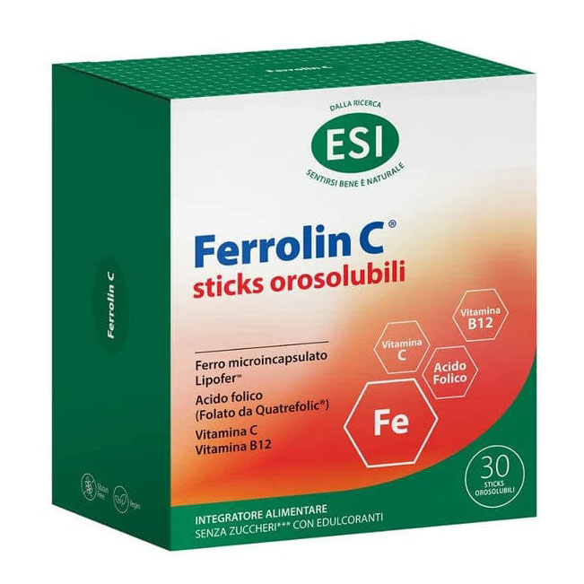 Esi ferrolin c 30 stick orosolubili