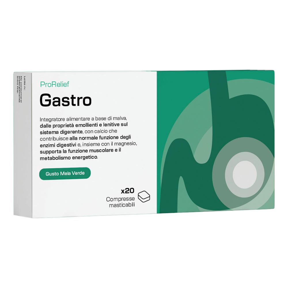 Avas Prorelief Gastro - Compresse masticabili antiacide per il reflusso gastrico, 20 compresse