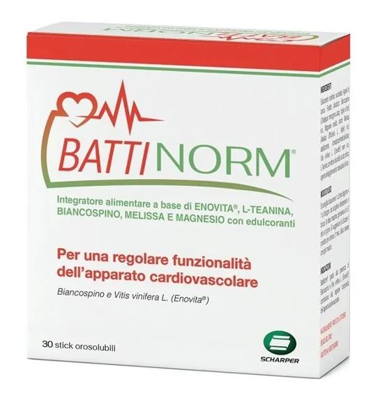 Scharper Battinorm Integratore Cardiovascolare Antiossidante 30 Stick